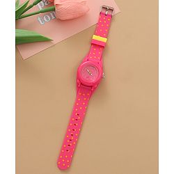 Babyhug Free Size Analog Watch - Yellow