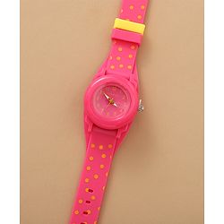 Babyhug Free Size Analog Watch - Yellow