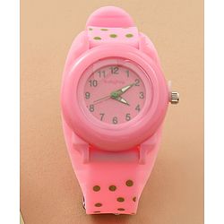 Babyhug Free Size Analog Watch - Yellow