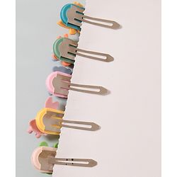 Babyhug Snap Clips Animal Design Pack of 5 - Multicolour