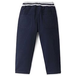 Babyhug Cotton Woven Full Length Trouser Solid Colour with Stretch - Rust
