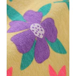 Babyhug Cotton Lycra Full Length Leggings With Text & Floral Print Pack Of 3 - Pink Navy Blue & Green