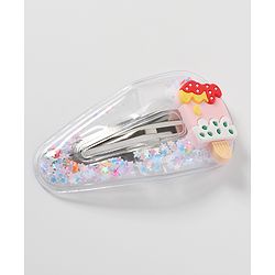 Babyhug Snap Clips Icecream Applique Pack of 6 - Multicolour
