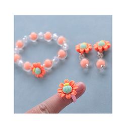 Babyhug Jewellery Set With Floral Design - Multicolor