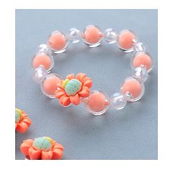 Babyhug Jewellery Set With Floral Design - Multicolor