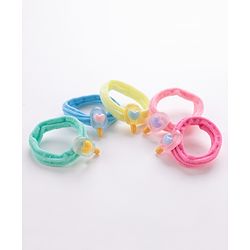 Babyhug Rubber Bands & Scrunchies Sets Icecream Applique Pack of 5 - Multicolour