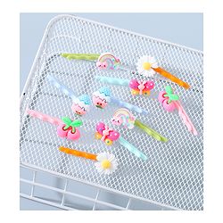 Babyhug Hair Pins And Clips Pack of 10 - Multicolour