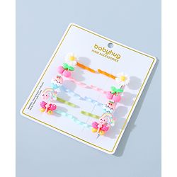 Babyhug Hair Pins And Clips Pack of 10 - Multicolour