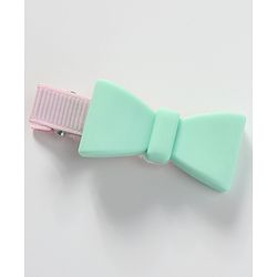 Babyhug Hair Pins And Clips with Bow Applique Free Size Pack of 5 - Multicolour