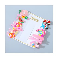 Babyhug Hair Pins And Clips Combo Pack of 14  -  Pink