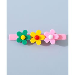 Babyhug Hair Pins And Clips Combo Pack of 14  -  Pink
