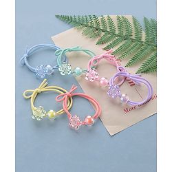 Babyhug Rubber Bands & Scrunchies Sets Pack of 6 - Multicolour