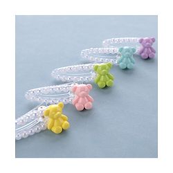 Babyhug Snap Clips Teddy Design Pack of 5 - Multicolour