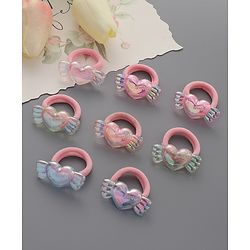 Babyhug Free Size Rubber Band Pack of 8 - Multicolor