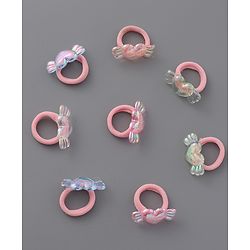 Babyhug Free Size Rubber Band Pack of 8 - Multicolor