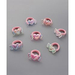 Babyhug Free Size Rubber Band Pack of 8 - Multicolor