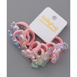 Babyhug Free Size Rubber Band Pack of 8 - Multicolor
