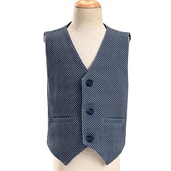 Babyhug  Full Sleeves Stretch Party Suit  with Bow - White & Royal Blue