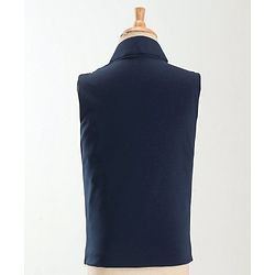 Babyhug Woven Full Sleeves Stretch Fit Party Suit With Waist Coat - Navy Blue