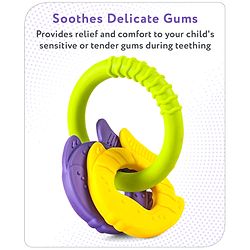 Babyhug Fish Shaped Silicone Teether- Multicolor