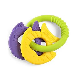 Babyhug Fish Shaped Silicone Teether- Multicolor