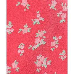 Babyhug Cotton Knit Single Jersey Three Fourth Leggings With Polka Dot & Floral Print Pack of 3 - Navy Blue Red & Pink