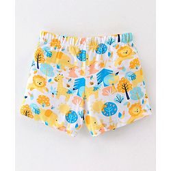 Babyhug 100% Cotton Briefs Bunny Print Pack of 3 - Multicolour