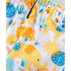 Babyhug 100% Cotton Briefs Bunny Print Pack of 3 - Multicolour