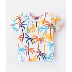 Babyhug Cotton Half Sleeves Striped T-Shirt With Lion Graphics Pack of 3 - Multicolor