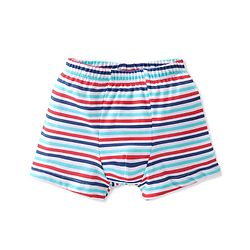 Babyhug 100% Cotton Briefs Striped & Football Printed Pack of 3 - Blue