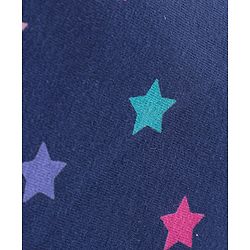 Babyhug Cotton Knit Three Fourth Length Stars & Polka Dots Printed Leggings Pack of 3 - Pink Yellow & Blue
