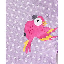 Babyhug Cotton Knit Frill Sleeves Polka Dots & Birds Printed T-Shirts Pack of 3 - Multicolour