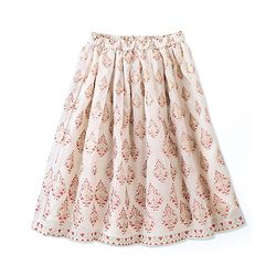 Babyhug Woven Sleeveless Embroidered Choli With Foil Printed Lehenga & Dupatta Set - White & Pink