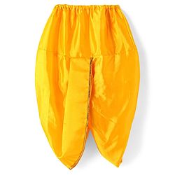 Babyhug Woven Full Sleeves Jamna Set with Forehead Cap & Waistband- Yellow