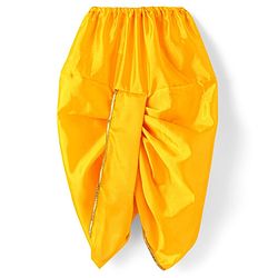 Babyhug Woven Full Sleeves Jamna Set with Forehead Cap & Waistband- Yellow