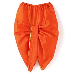 Babyhug Woven Full Sleeves Jamna Set with Forehead Cap & Waistband- Orange