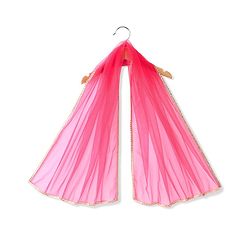 Babyhug Half Sleeves Choli & Pattu Pavada Lehenga  with Dupatta Set Foil Printed - Fuchsia