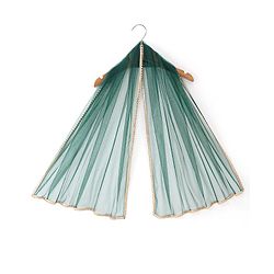 Babyhug Half Sleeves Choli & Pattu Pavada Lehenga  with Dupatta Set Foil Printed - Green