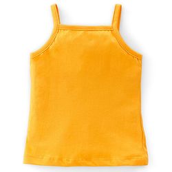 Babyhug 100% Cotton Knit Single Jersey Sleeveless Slips  With Floral & Deer Print Pack Of 3 - White Pink & Yellow