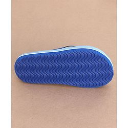 Cute Walk by Babyhug Slip On Flip Flops Truck & Car Print -  Blue
