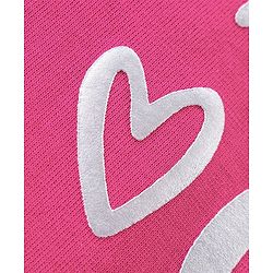 Babyhug Cotton Half Sleeves T-Shirt With Daddy's Girl Foil Text Print- Maroon