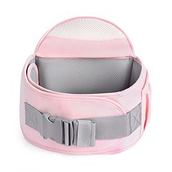 Babyhug Adore 5-in-1 Hip Seat Baby Carrier: Ergonomic, Breathable fabric, Padded straps, Foldable headrest, Secure waist belt, 5 carry positions, and storage pockets for babies up to 15 kg-Green