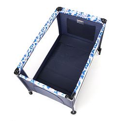 Babyhug Bouyant 3 in 1 Playpen cum Cot with Mosquito Net - Dark Blue