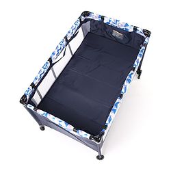 Babyhug Bouyant 3 in 1 Playpen cum Cot with Mosquito Net - Dark Blue