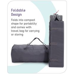 Babyhug Bouyant 3 in 1 Playpen cum Cot with Mosquito Net - Dark Blue