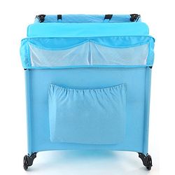 Babyhug Bouyant 3 in 1 Playpen cum Cot with Mosquito Net - Dark Blue