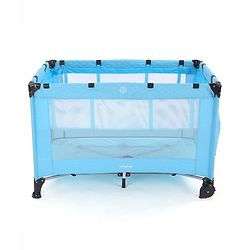 Babyhug Bouyant 3 in 1 Playpen cum Cot with Mosquito Net - Dark Blue