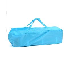 Babyhug Bouyant 3 in 1 Playpen cum Cot with Mosquito Net - Dark Blue
