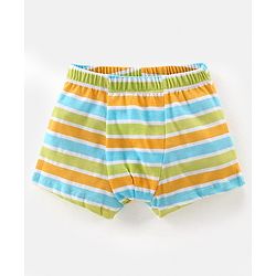 Babyhug 100% Cotton Antibacterial Trunks Wild Animal Print Pack of 3 -Multicolour