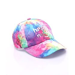 Babyhug Cotton Knit Summer Cap Tie & Die Pattern - Multicolour